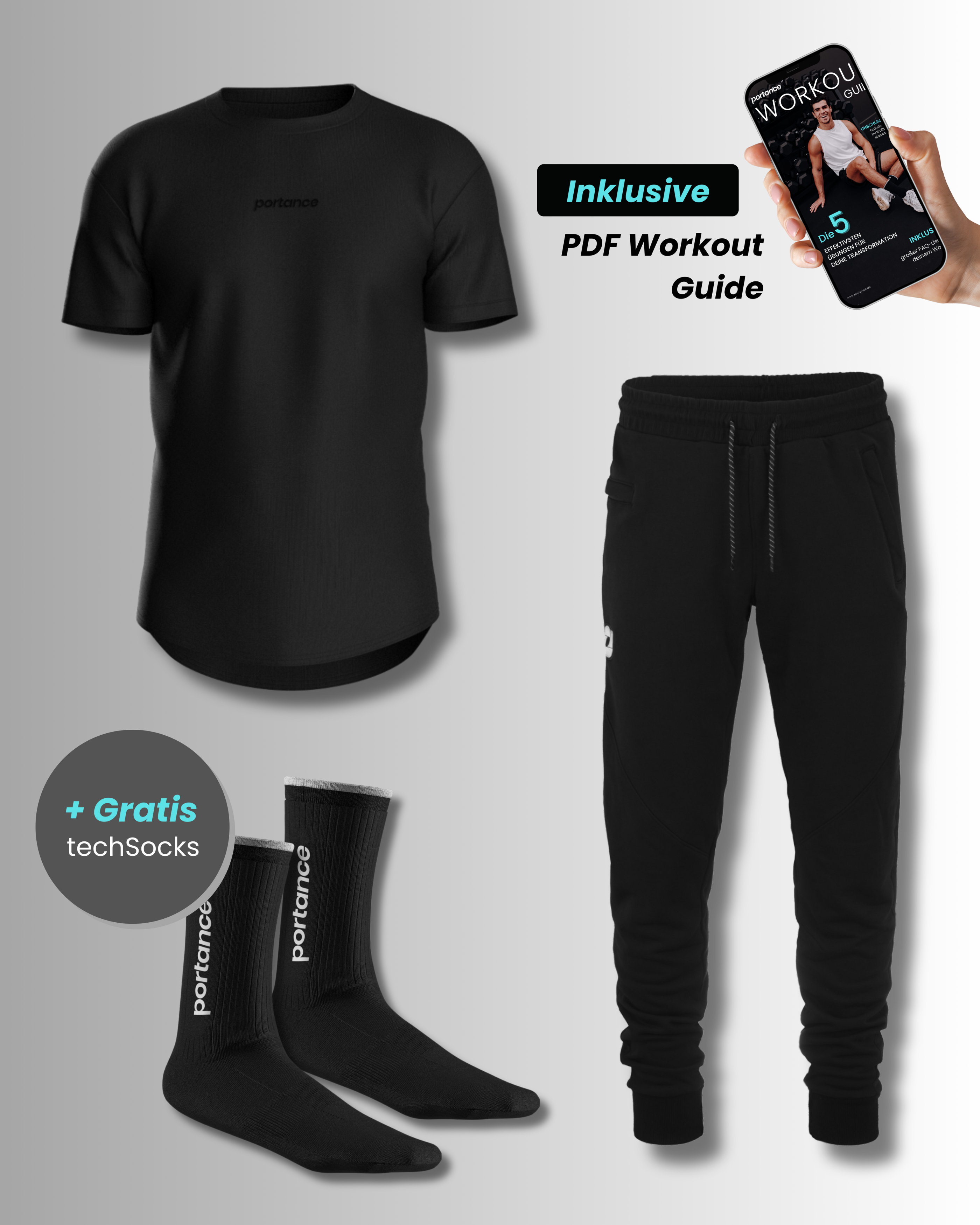 All Black Workout Bundle Plus