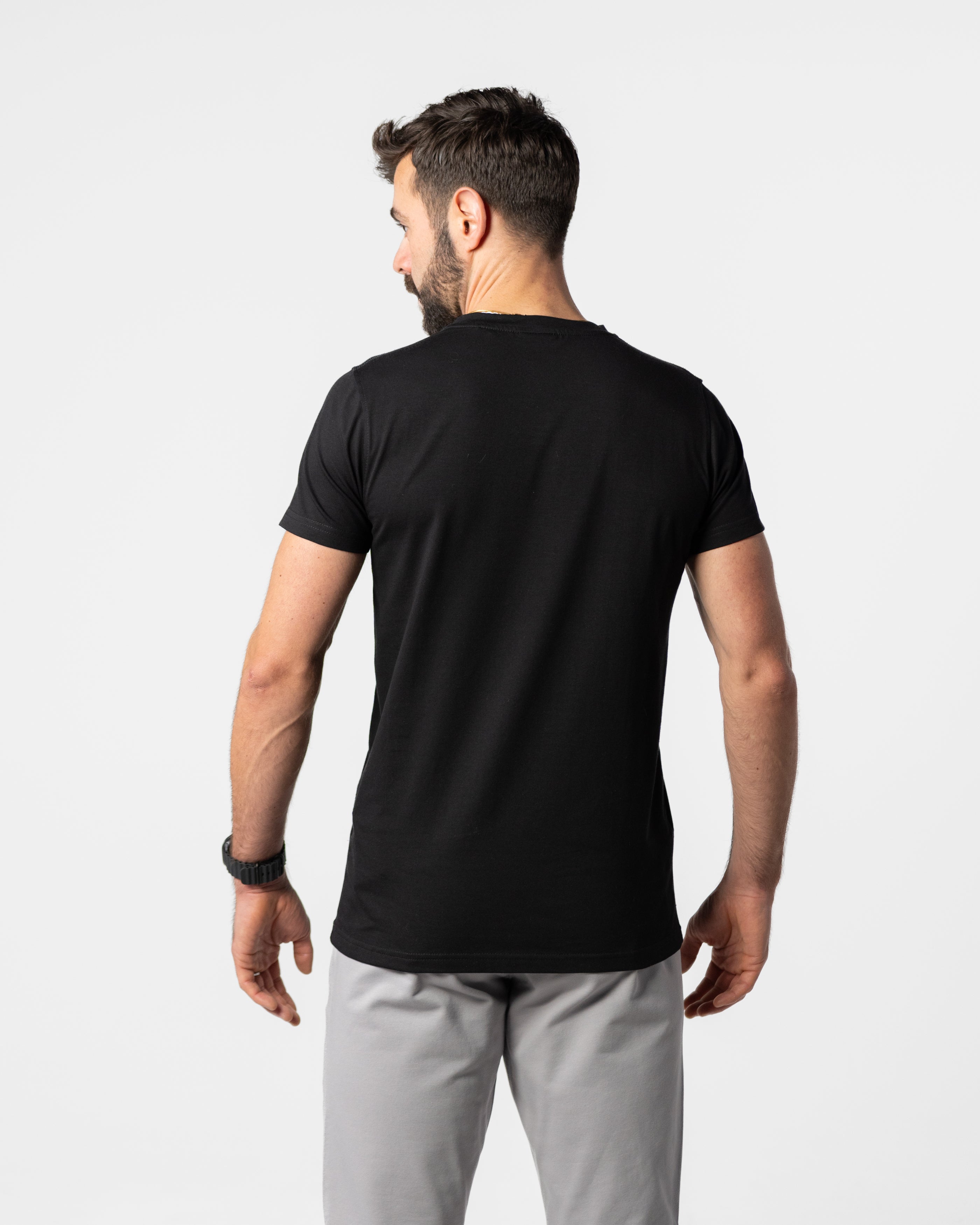pimaCotton Tee Straight black