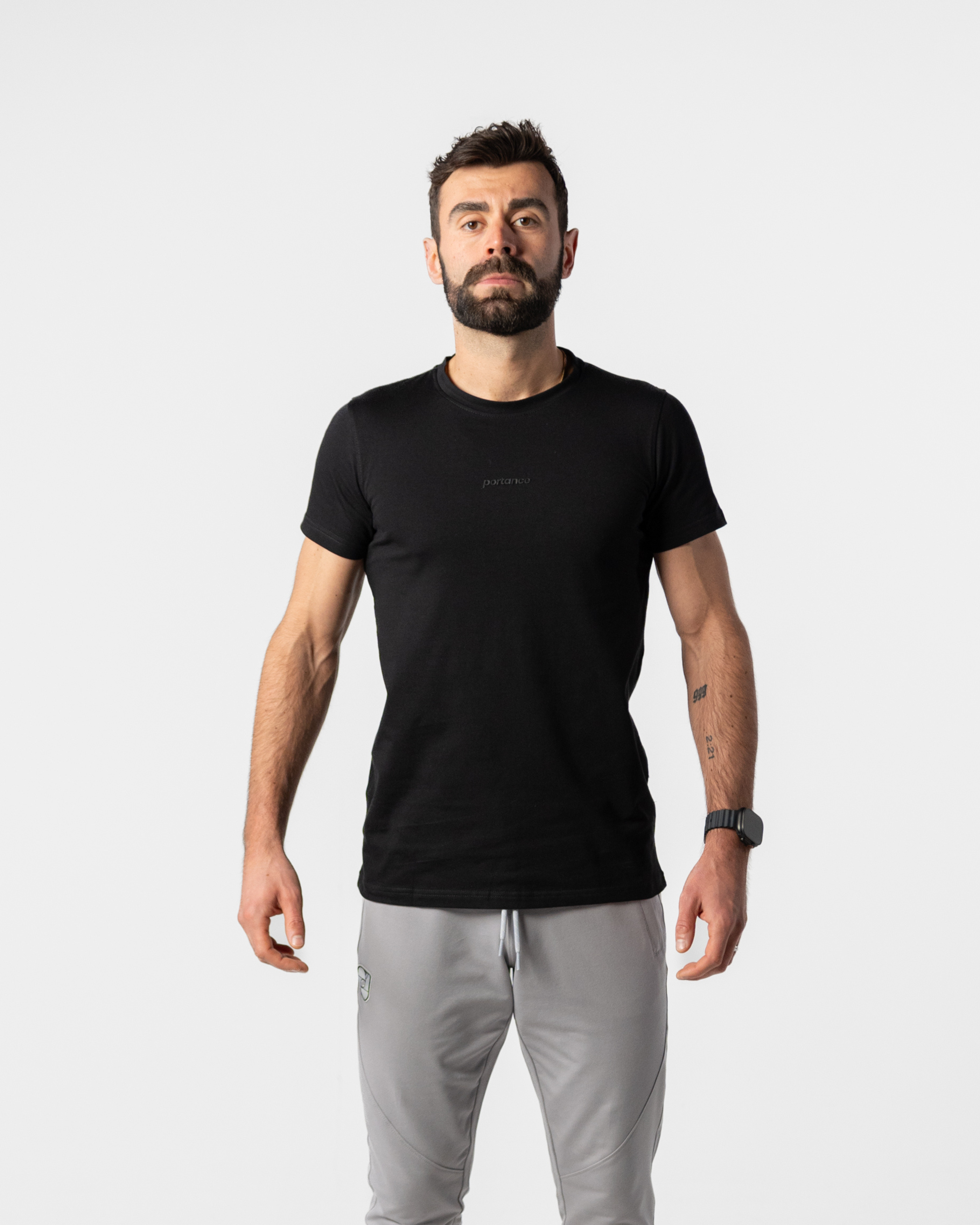 pimaCotton Tee Straight black