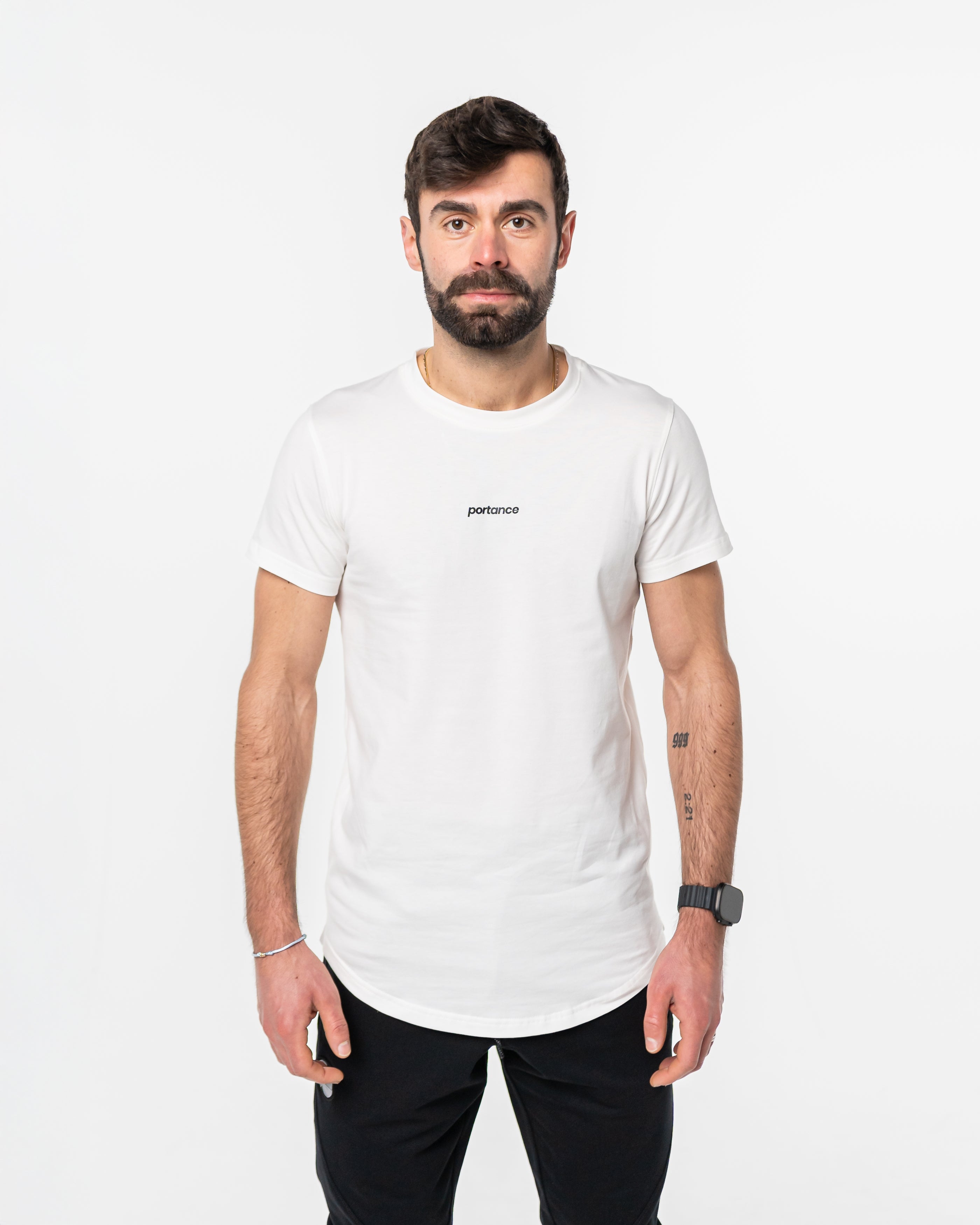 pimaCotton Tee Round white
