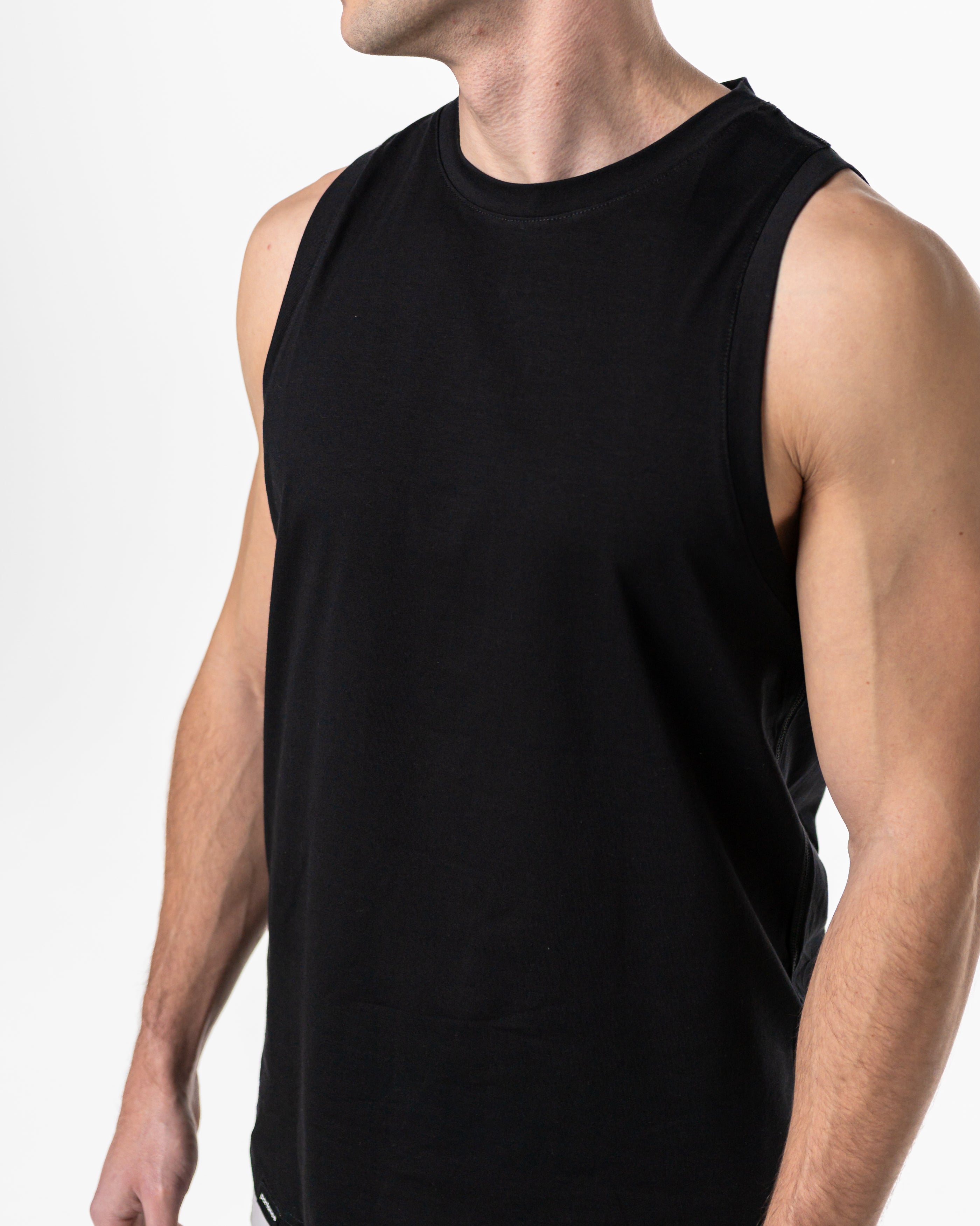 pimaCotton TankTop black