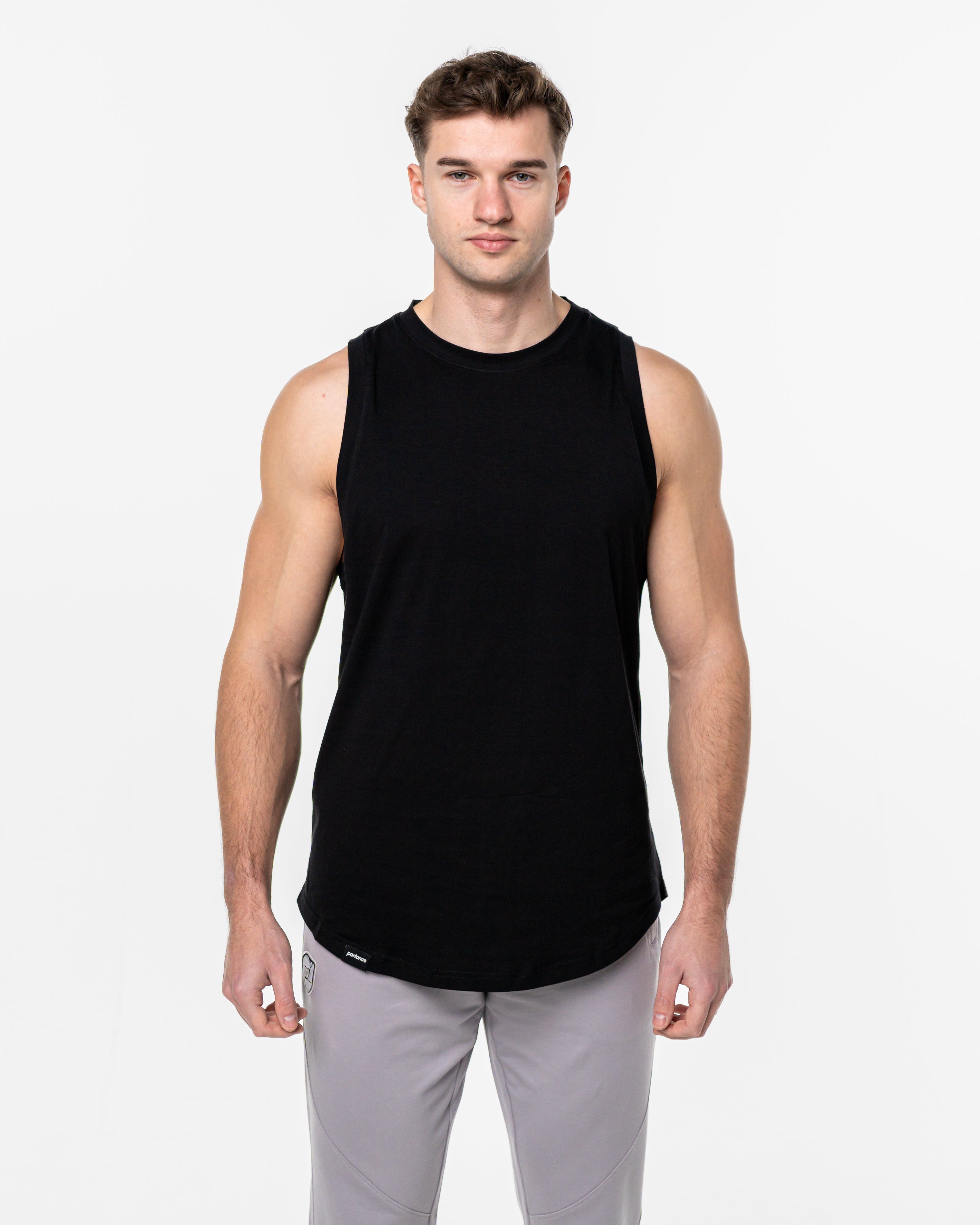 pimaCotton TankTop black
