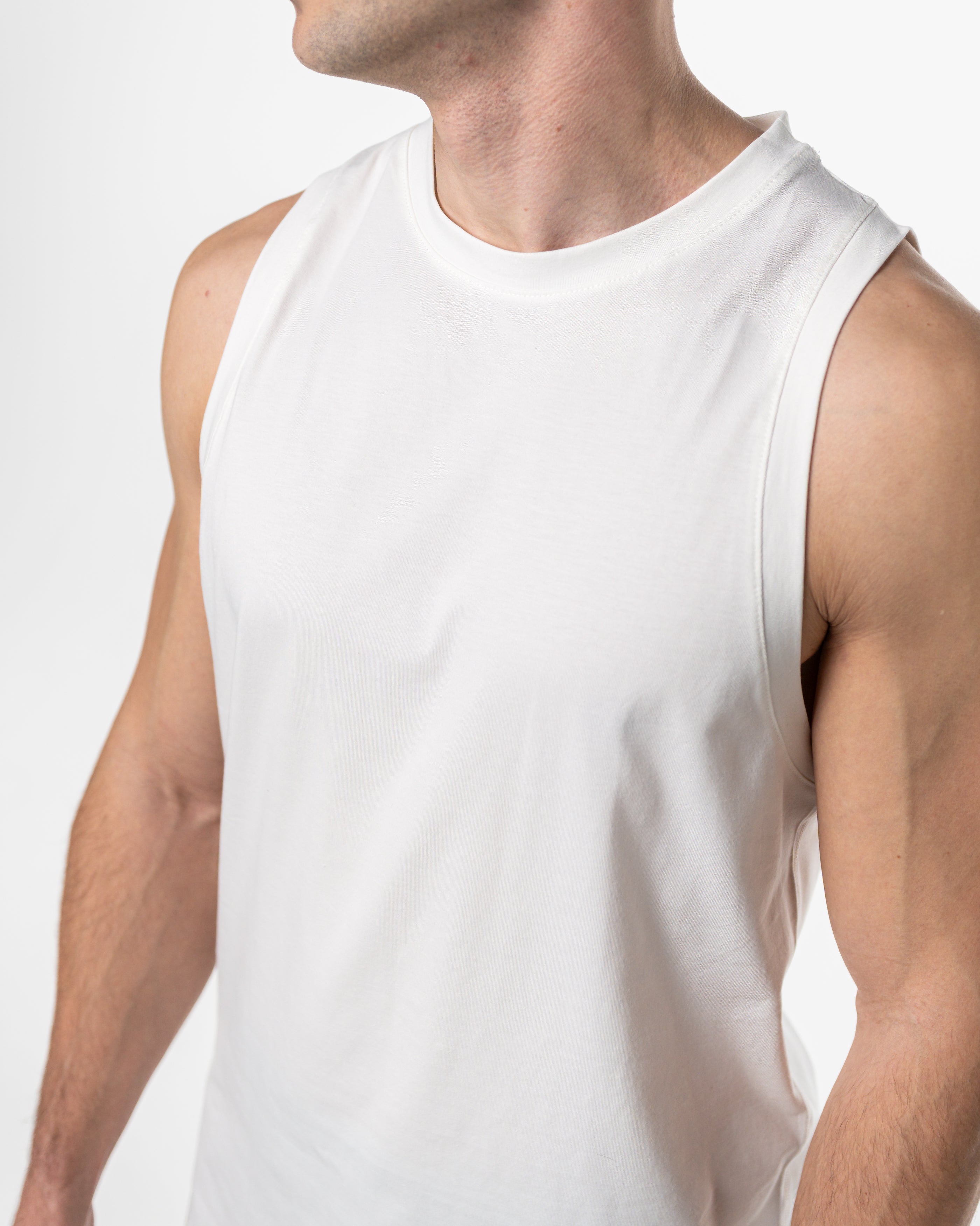 pimaCotton TankTop white
