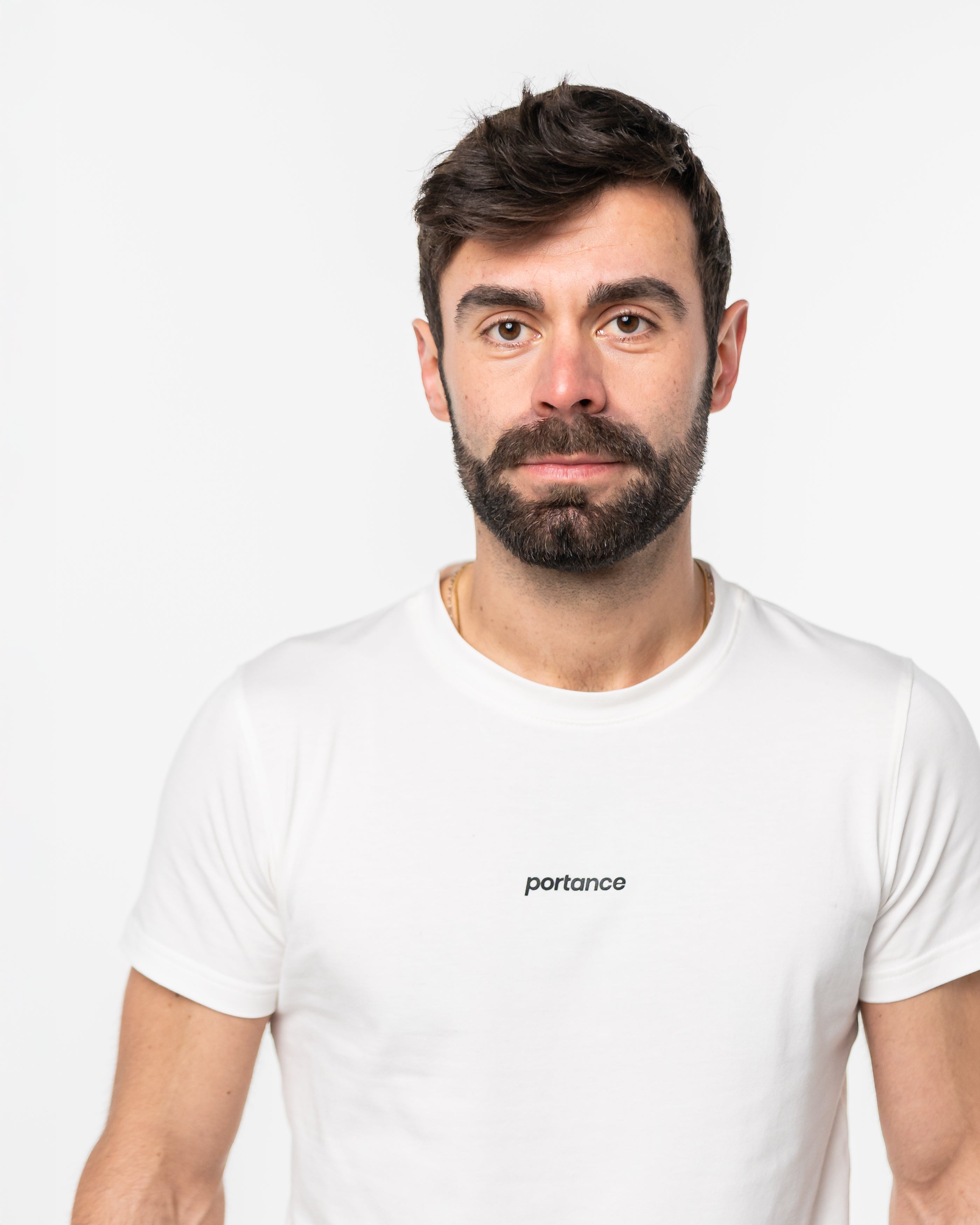 pimaCotton Tee Round white