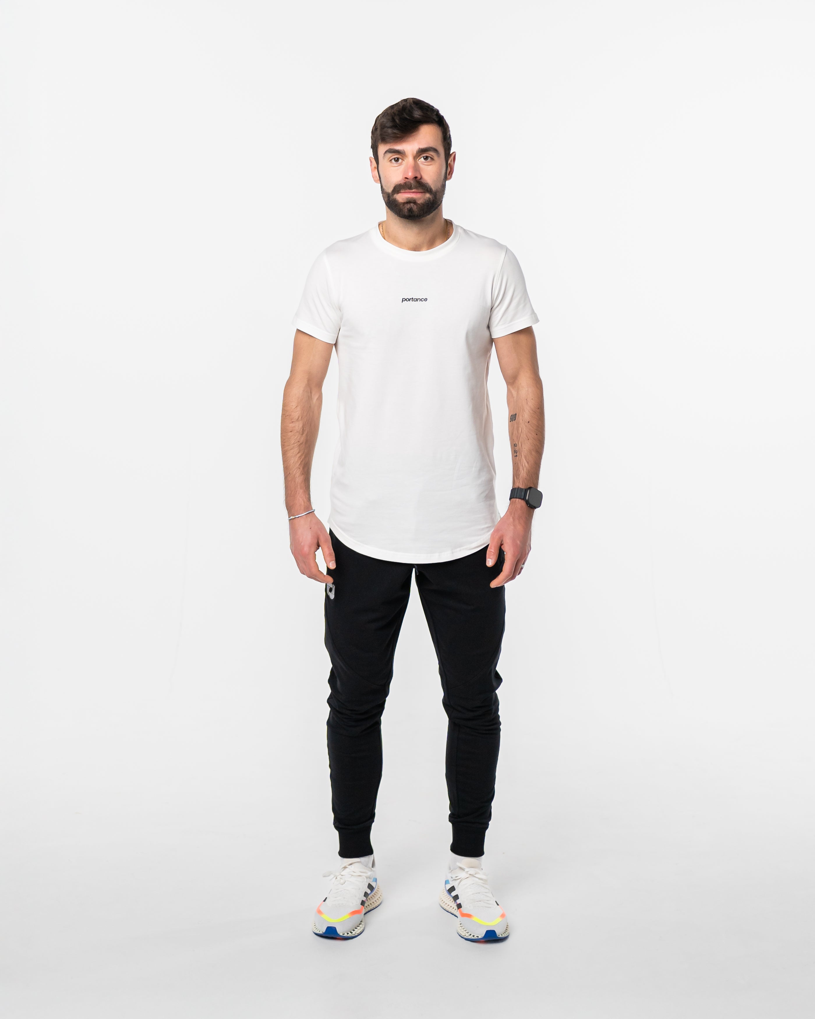 pimaCotton Tee Round white